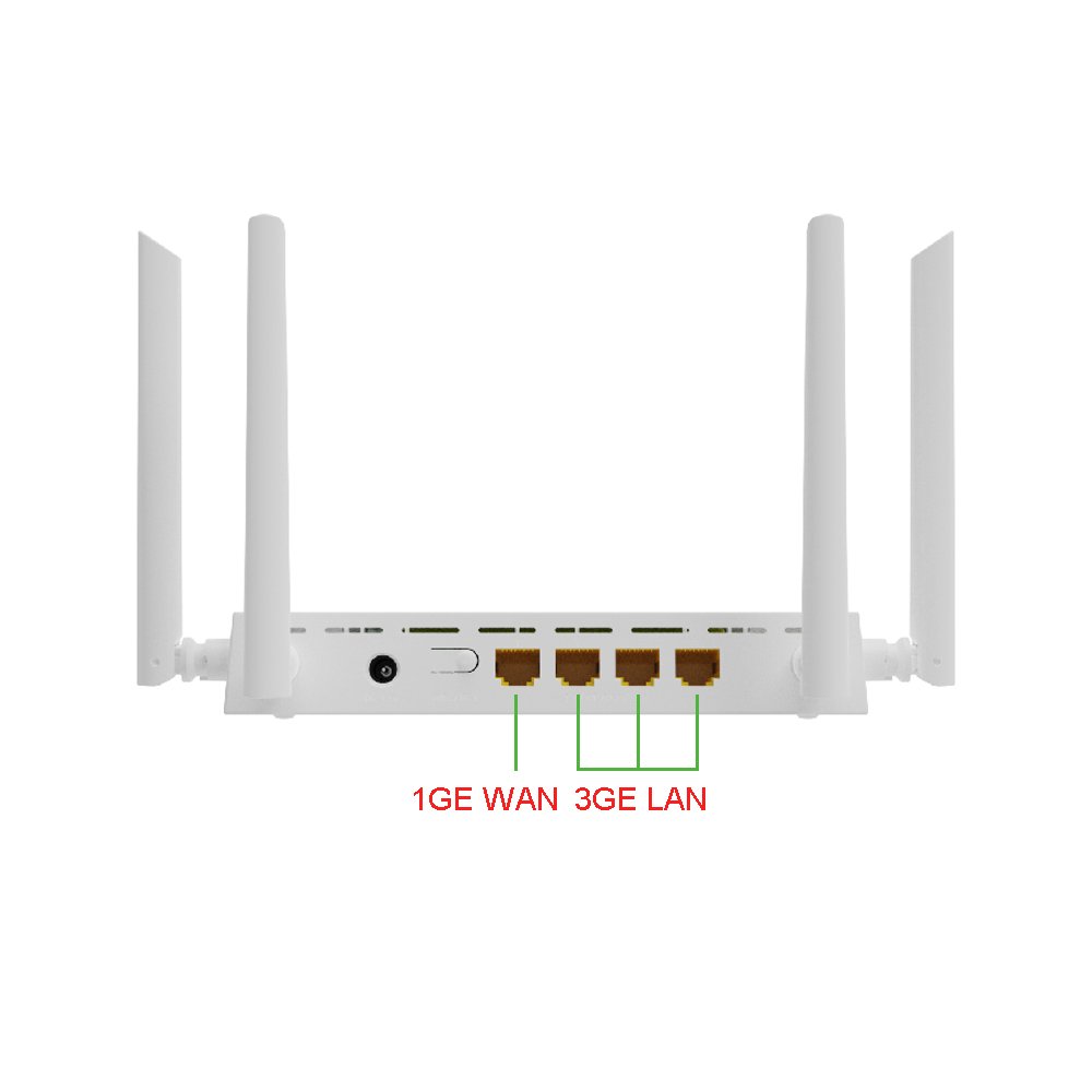 WIFI6 AX3000Mbps MESH WIFI Router 4GE Gigabit Ethernet Port Wifi6 AX3000M Router Support Tr069